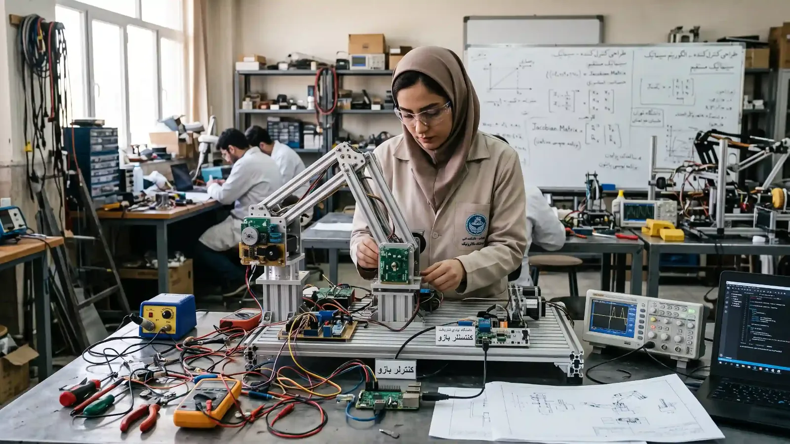 انتخاب مهندسی مکانیک یا هوافضا؛ کار روی مدل مهندسی در کارگاه دانشگاه