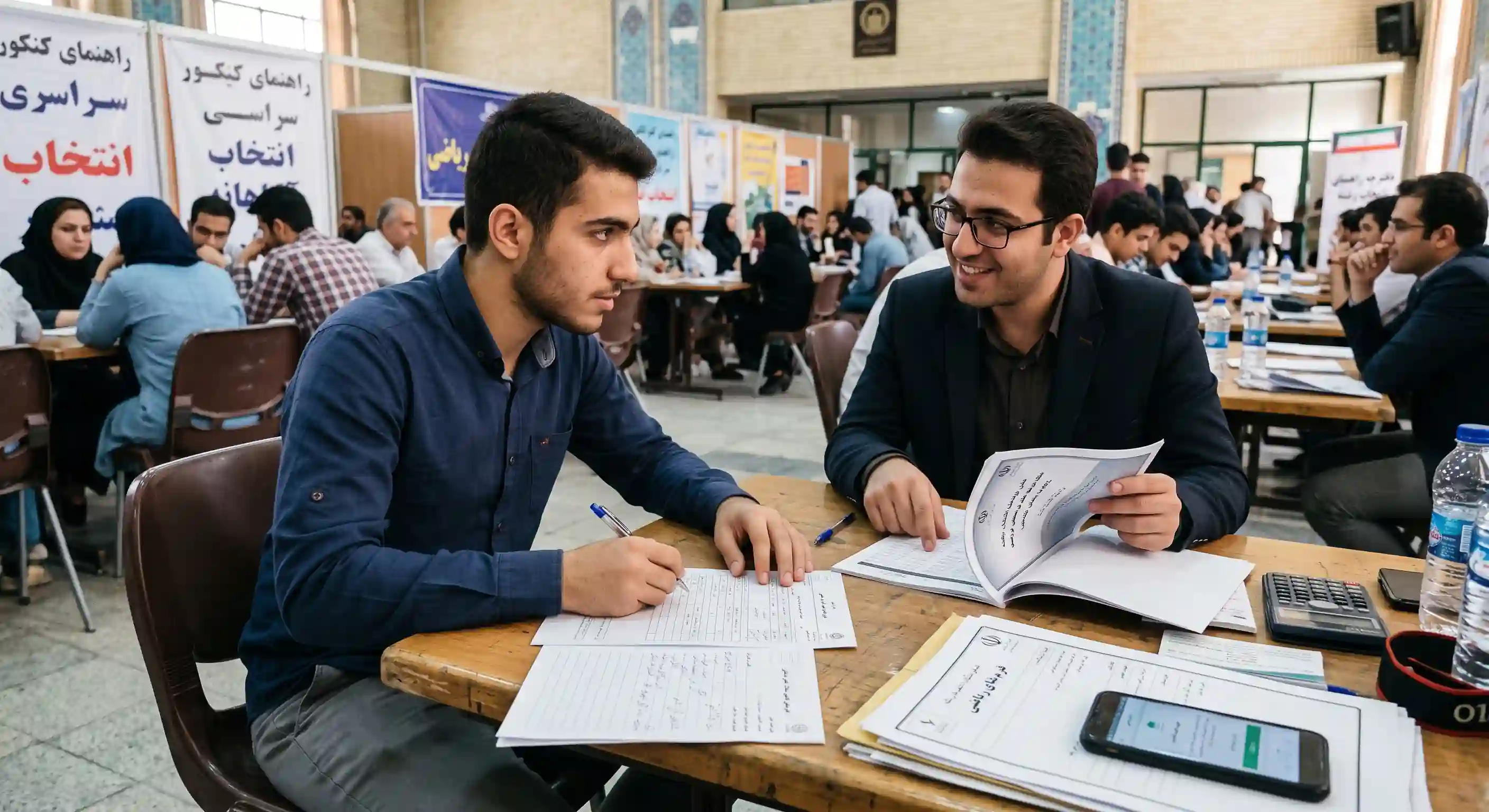با رتبه ۵۰۰۰ تا ۱۵۰۰۰ ریاضی کدوم رشته رو بزنی
