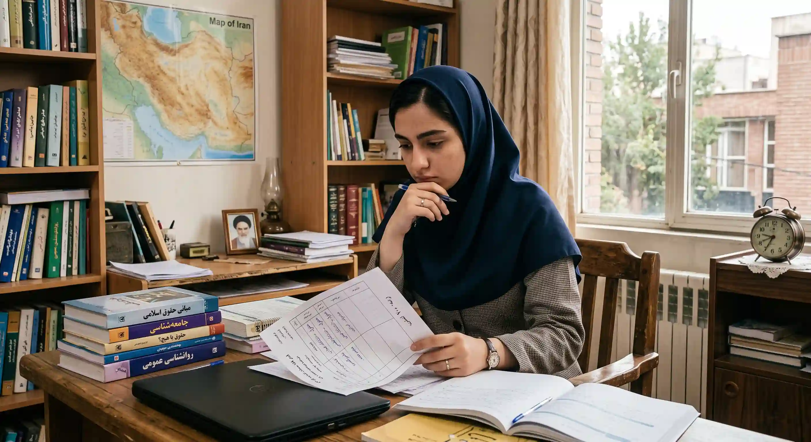 با رتبه زیر ۲۰۰۰ انسانی کلی آپشن داری، نه فقط رشته حقوق.