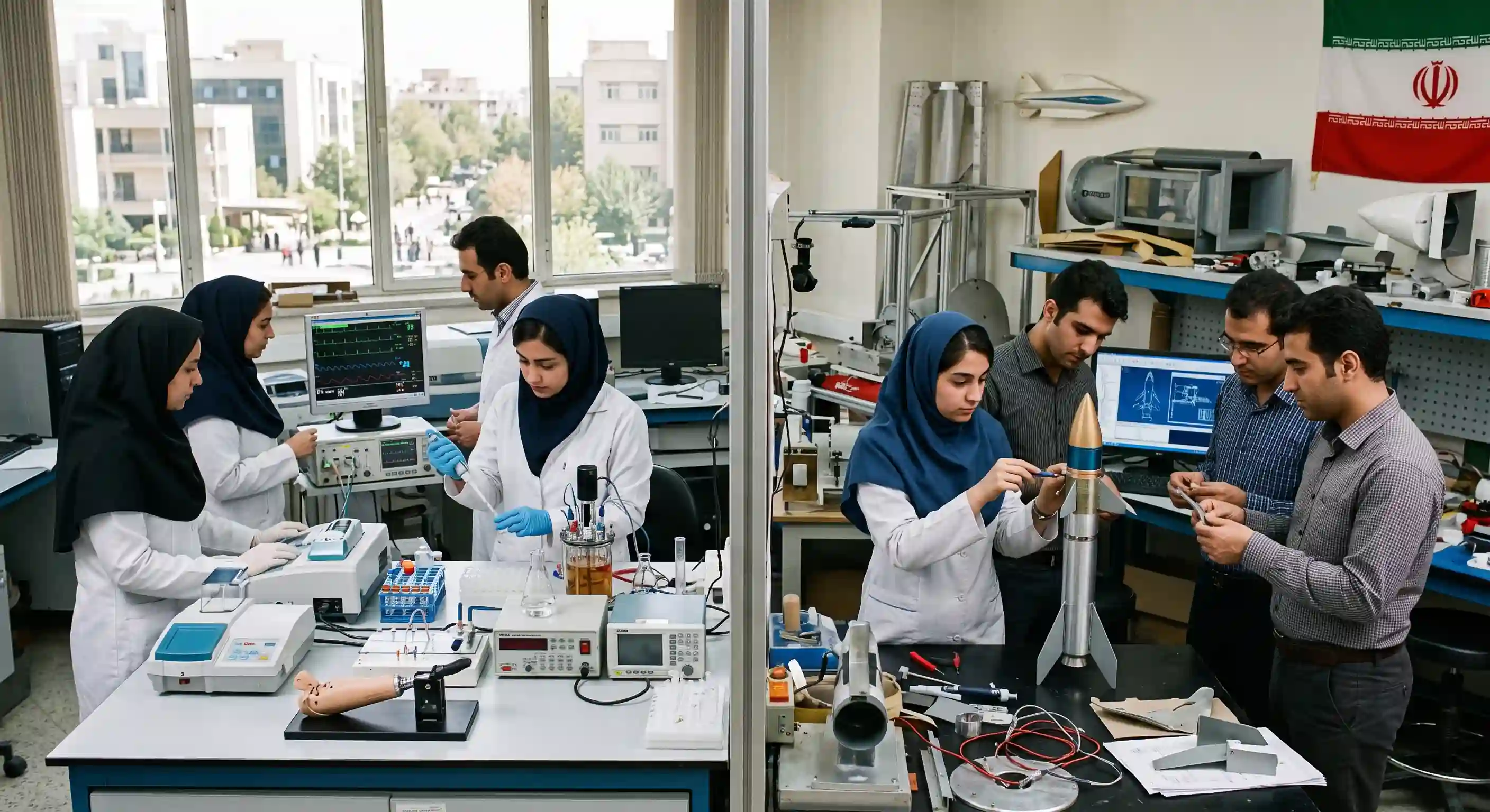 با رتبه زیر ۱۰۰۰ ریاضی حواست باشه اگه مهندسی پزشکی یا هوافضا می‌خوای بری با علاقه محض بری.